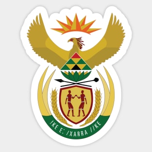 Heraldic coat of arms of South Africa Sticker